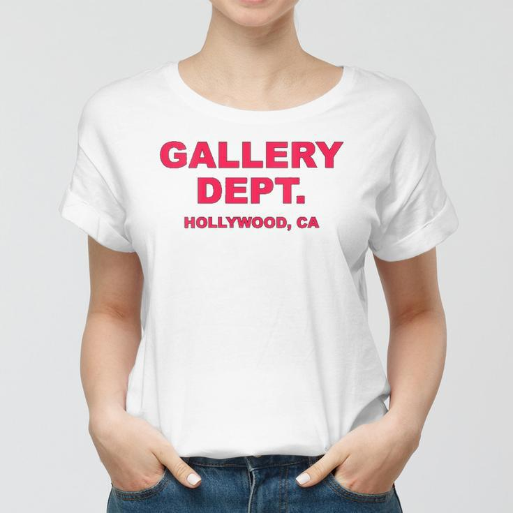 Womens Gallery Dept Hollywood Ca Clothing Brand Gift Able Women T-shirt