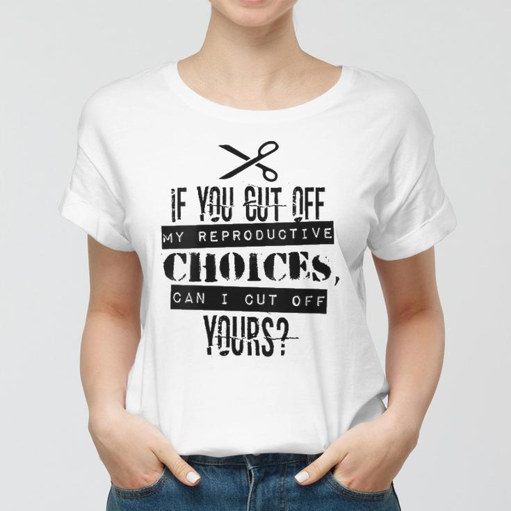 Womens Pro Choice Cut Protest Women T-shirt