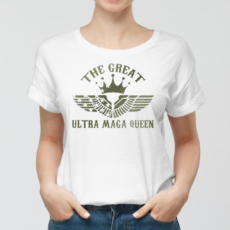 Womens The Great Ultra Maga Queen Women T-shirt