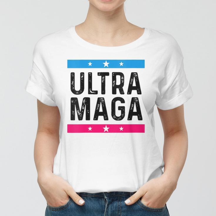 Womens Ultra Mega Patriotic Trump Republicans Conservatives Vote Trump Women T-shirt