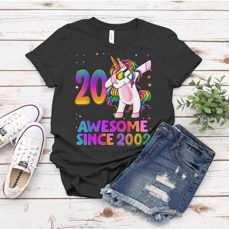 20 Year Old Unicorn Dabbing 20Th Birthday Girl Unicorn Party Women T-shirt Funny Gifts