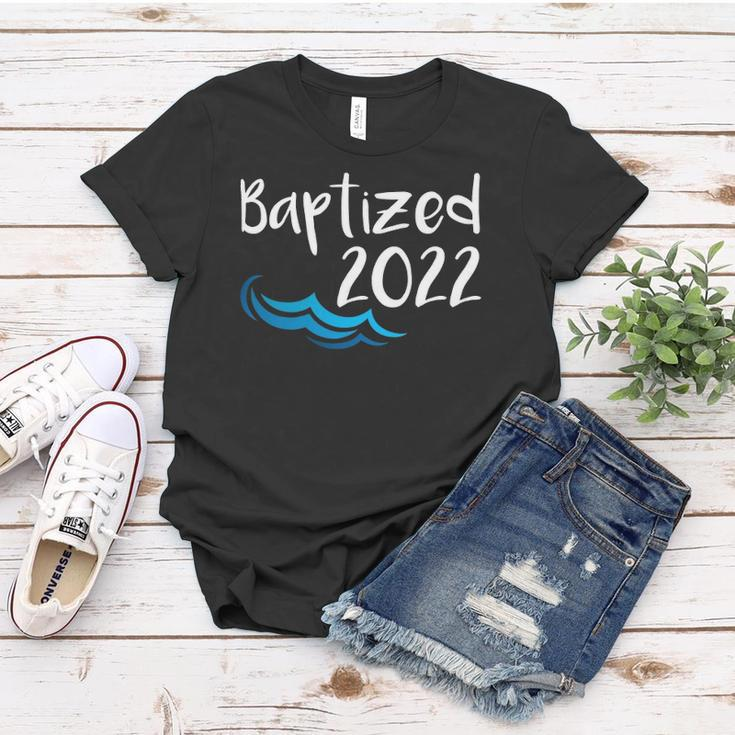 2022 Baptized Water Baptism Christian Catholic Church Faith Women T-shirt Unique Gifts