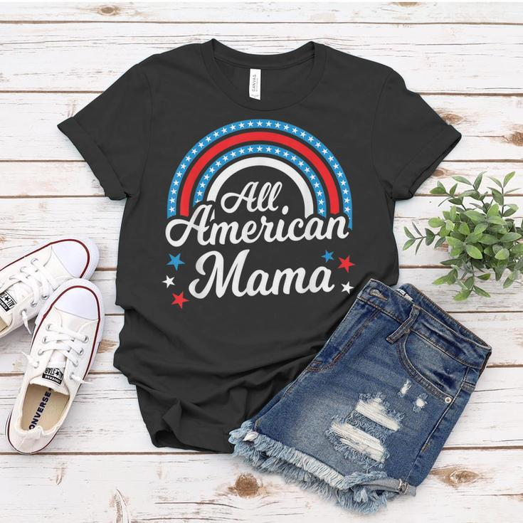 All American Mama- Funny 4Th Of July Family Matching Women T-shirt Funny Gifts
