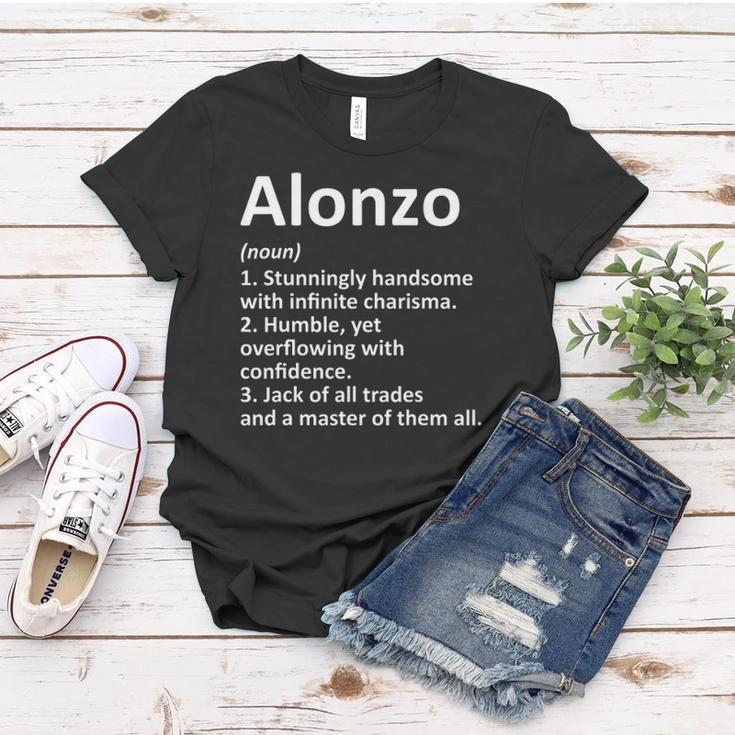 Alonzo Definition Personalized Name Funny Birthday Gift Idea Women T-shirt Unique Gifts