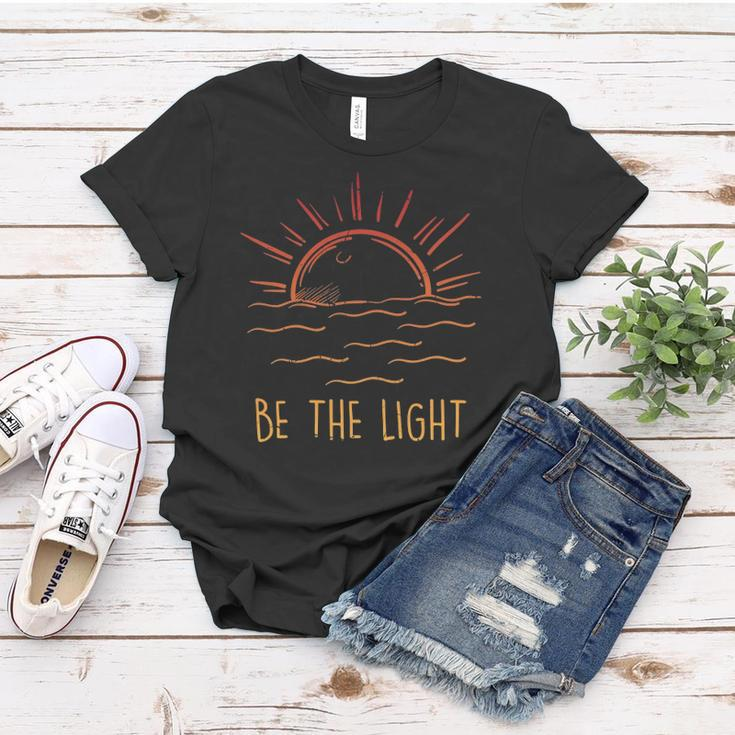 Be The Light - Let Your Light Shine - Waves Sun Christian Women T-shirt Unique Gifts