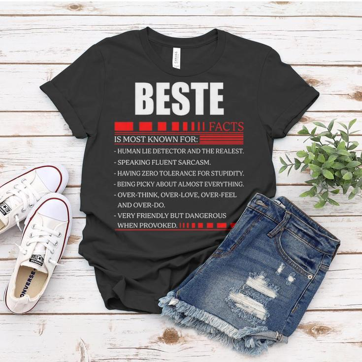 Beste Fact FactShirt Beste Shirt For Beste Fact Women T-shirt Funny Gifts