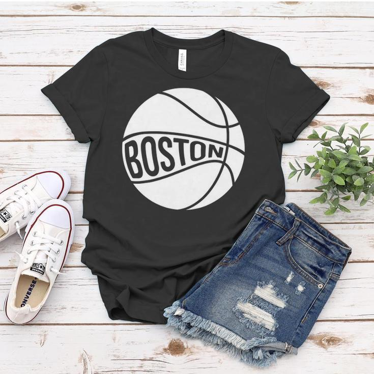 Boston Retro City Massachusetts State Basketball Women T-shirt Unique Gifts