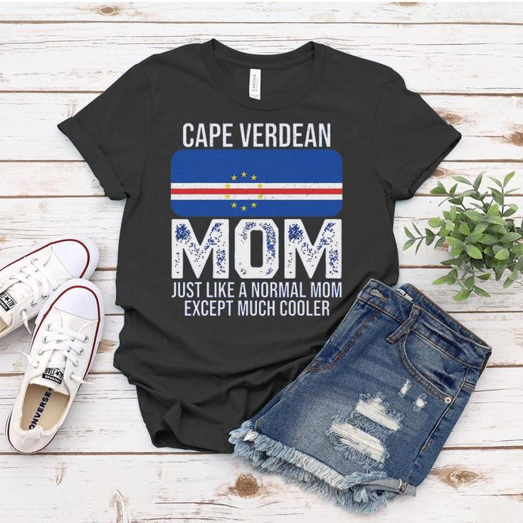Cape Verdean Mom Cape Verde Flag Design For Mothers Day Women T-shirt Unique Gifts