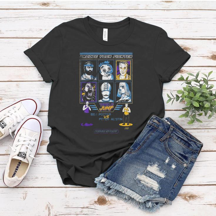 Choose Your Fighter Triple Jump Women T-shirt Unique Gifts