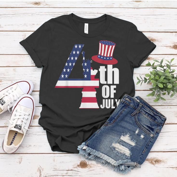 Fourth Of July United States Of America Us Flag 4Th Of July Women T-shirt Funny Gifts