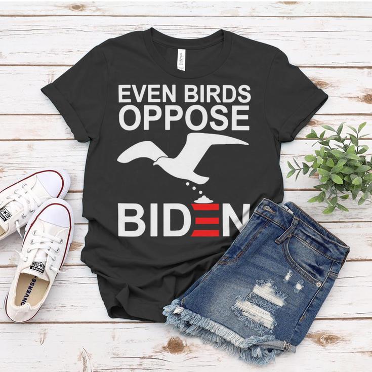 Funny Even Birds Oppose Biden Women T-shirt Funny Gifts