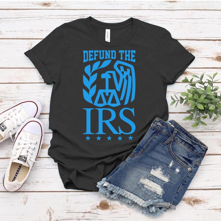 Funny Humour Irs Defund The Irs Women T-shirt Funny Gifts