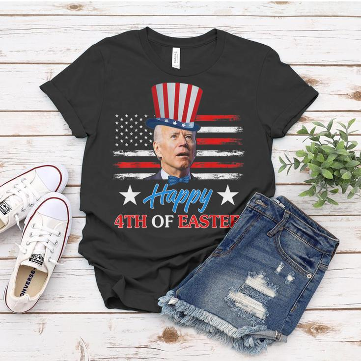 Funny Joe Biden Happy 4Th Of Easter Confused 4Th Of July Women T-shirt Unique Gifts