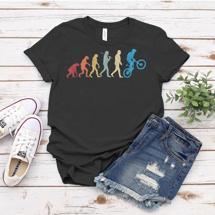 Funny Mountain Bike Evolution Biker Best V2 Women T-shirt Funny Gifts