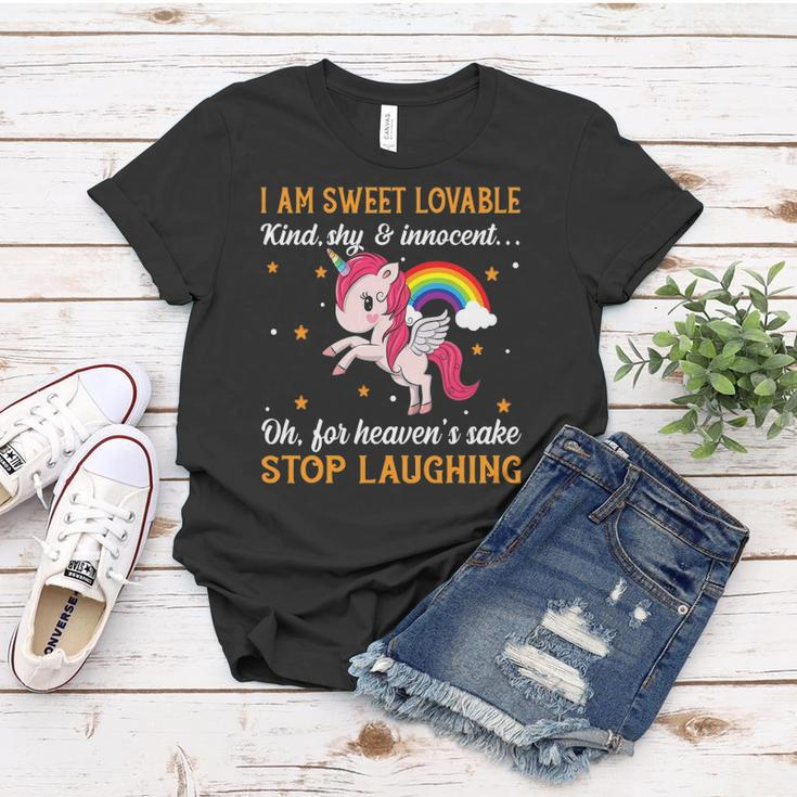 Funny Unicorn Kind Rainbow Graphic Plus Size Women T-shirt Unique Gifts
