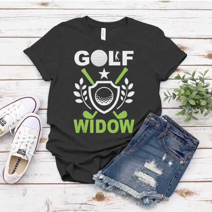 Golf Widow Wife Golfing Ladies Golfer Women T-shirt Unique Gifts