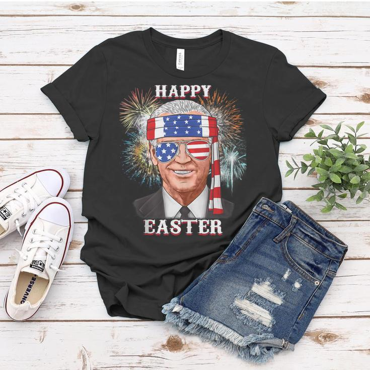 Happy Easter Confused Joe Biden 4Th Of July Funny Women T-shirt Funny Gifts