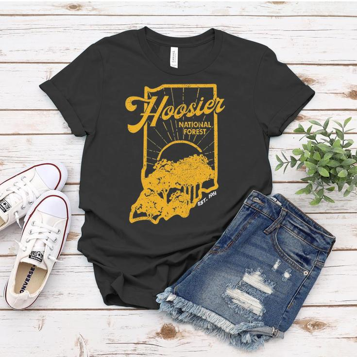 Indiana State Hoosier National Forest Retro Vintage Women T-shirt Unique Gifts
