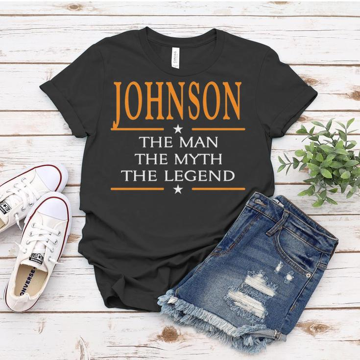 Johnson Name Gift Johnson The Man The Myth The Legend Women T-shirt Funny Gifts