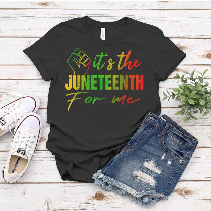 Junenth Its The Junenth For Me Junenth 1865 Women T-shirt Unique Gifts