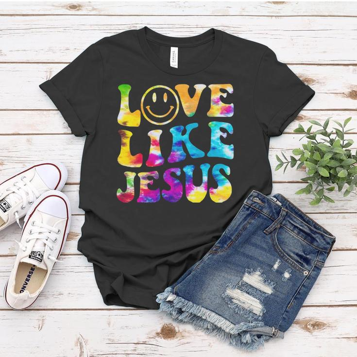 Love Like Jesus Tie Dye Faith Christian Jesus Men Women Kid Women T-shirt Unique Gifts