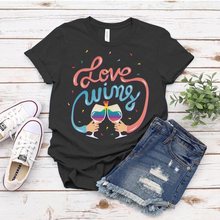 Love Wins 389 Trending Shirt Women T-shirt Funny Gifts