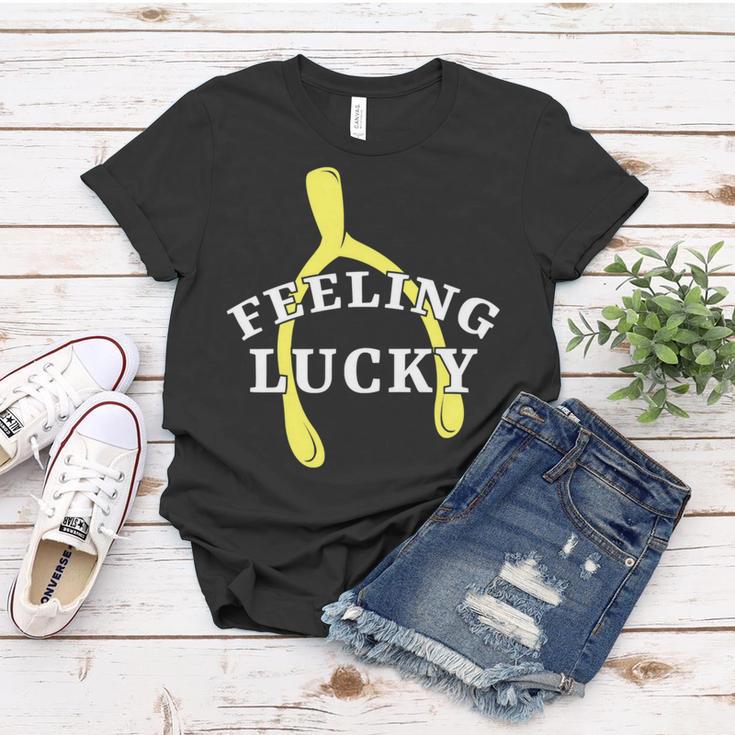 Lucky Turkey Wishbone Vintage 10 Shirt Women T-shirt Funny Gifts