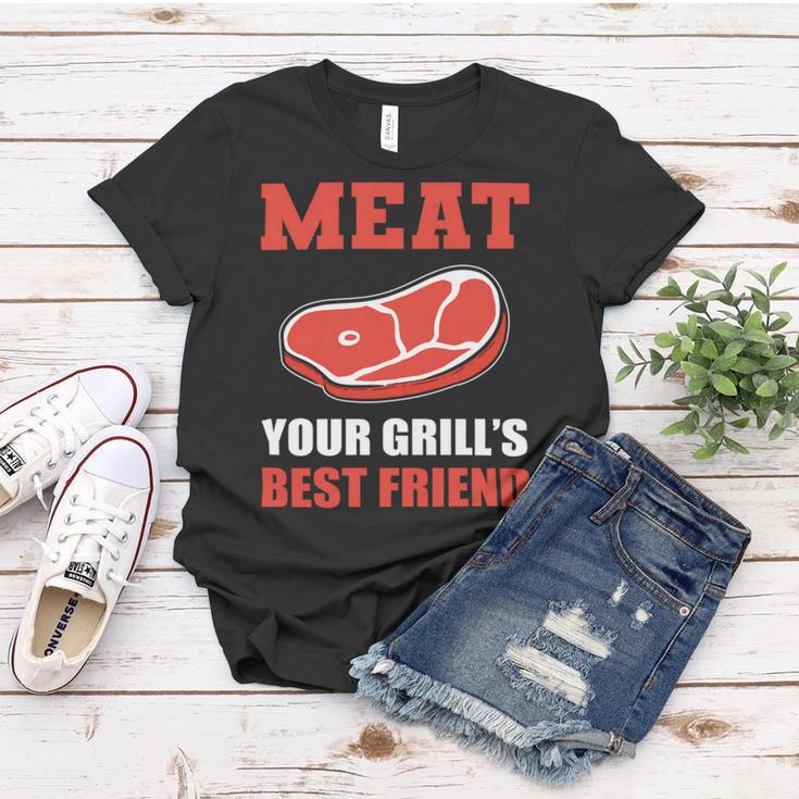 Meat Your Grill’S Best Friend Butcher Chef Cook Bbq Women T-shirt Funny Gifts