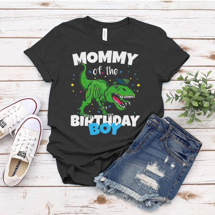 Mommy Of The Birthday Boy Dinosaurrex Anniversary Women T-shirt Unique Gifts