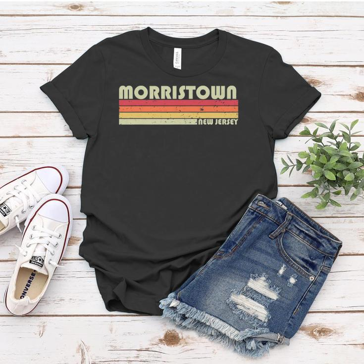 Morristown Nj New Jersey Funny City Home Roots Gift Retro Women T-shirt Personalized Gifts
