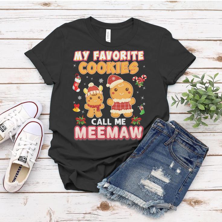 My Favorite Cookies Call Me Meemaw 882 Shirt Women T-shirt Funny Gifts