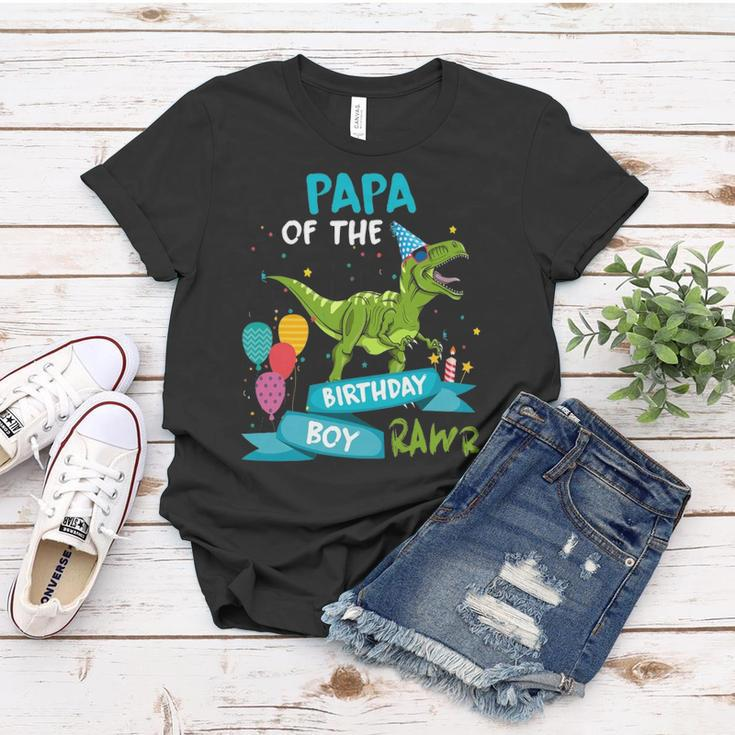 Papa Of The Birthday Boy Rawr Dinosaur Birthday Partyrex Women T-shirt Unique Gifts