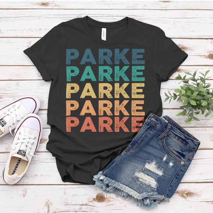 Parke Name Shirt Parke Family Name Women T-shirt Unique Gifts