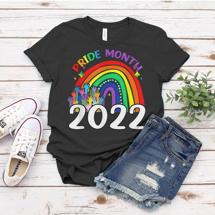 Pride Month 2022 Lgbt Rainbow Flag Gay Pride Ally Women T-shirt Unique Gifts