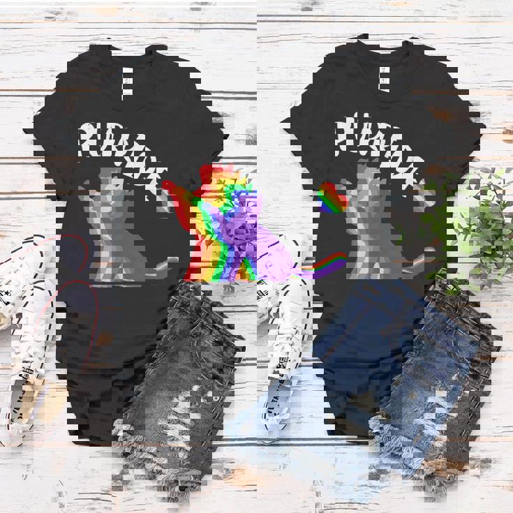 Purride Gay Pride Cat Pride Cat Cat Lgbtq Women T-shirt Unique Gifts Purride Gay Pride Cat Pride Cat Cat Lgbtq Women T-shirt Unique Gifts