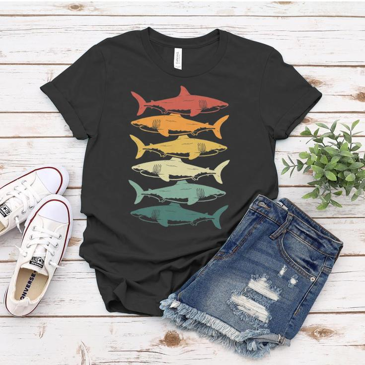 Retro Sharks For Shark Lover Women T-shirt Unique Gifts