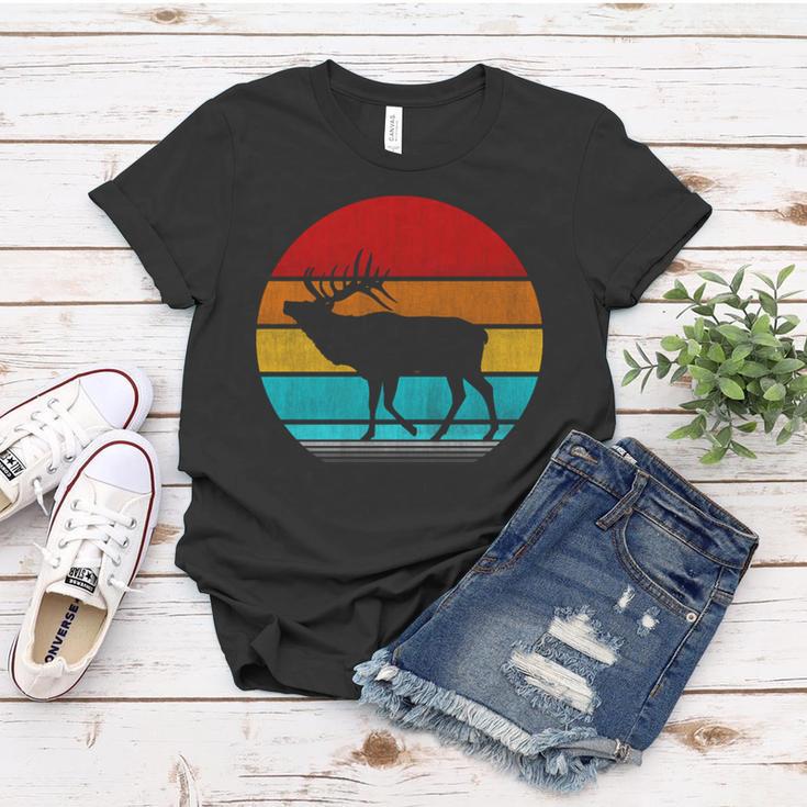 Retro Vintage Elk Women T-shirt Unique Gifts