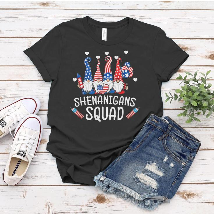 Shenanigans Squad 4Th Of July Gnomes Usa Independence Day Women T-shirt Unique Gifts