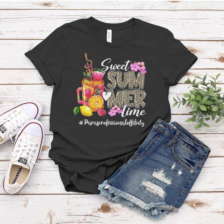 Sweet Summer Time Para Off Duty Summer Gifts Women T-shirt Unique Gifts