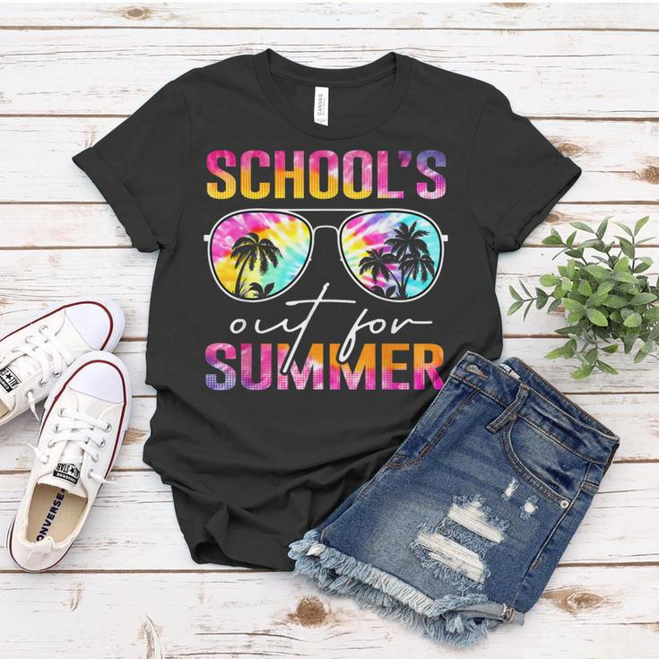Tie Dye Last Day Of School Schools Out For Summer Teacher Women T-shirt Unique Gifts