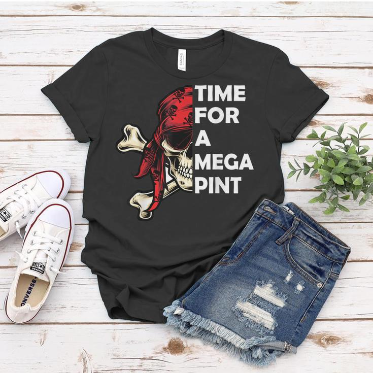 Time For A Mega Pint Funny Sarcastic Saying Women T-shirt Unique Gifts