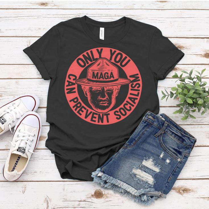 Ultra Maga 2024 Only You Can Prevent Socialism We The People 1776 2022 Red Women T-shirt Funny Gifts