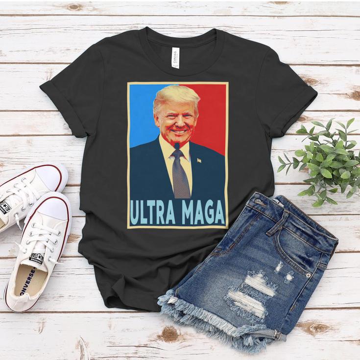 Ultra Maga President Donald Trump Gift Women T-shirt Funny Gifts