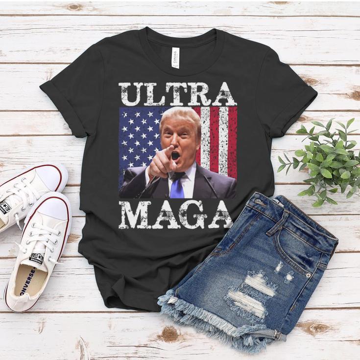 Ultra Maga Ultra Maga Funny Ultra Maga 2024 Ultra Maga And Proud Of Itultra Maga Proud Women T-shirt Funny Gifts