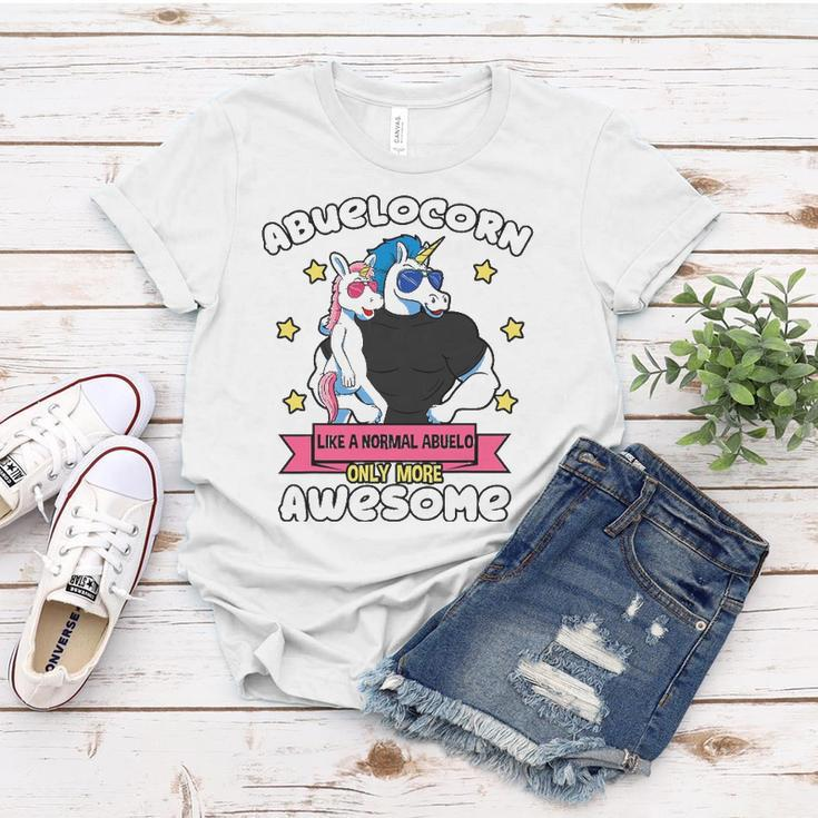 Abuelocorn 1 Kid Fathers Day Abuelo Unicorn Granddaughter Women T-shirt Unique Gifts