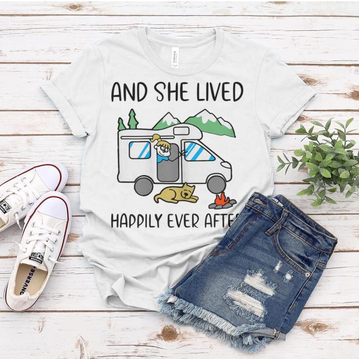 And She Lived Happily Ever After Women T-shirt Funny Gifts