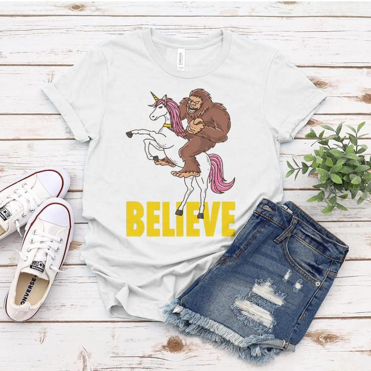Bigfoot Unicorn Sasquatch Tee Men Women Kids Gift Women T-shirt Unique Gifts