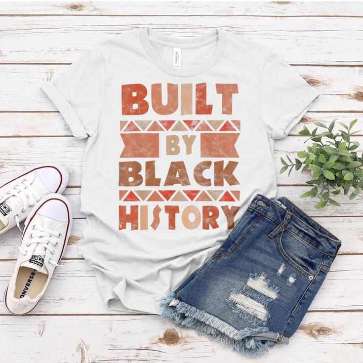 Built By Black History African American Pride Women T-shirt Funny Gifts