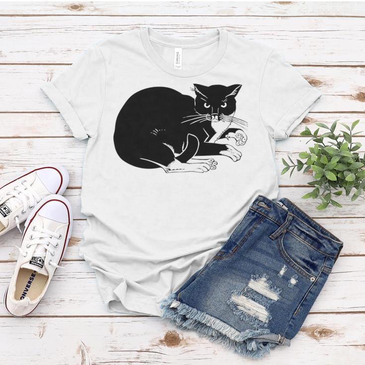 Cat Cut Cat Cat Lovers Black Cat Funny Cat Birthday Cat Gift Cat Danger Kitty V3 Women T-shirt Funny Gifts