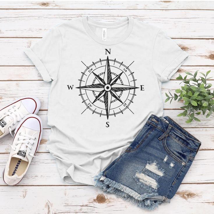 Compass Women T-shirt Funny Gifts